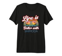 Shimoda Souvenirs/Life is Better with Shimoda! Design Premium T-Shirt