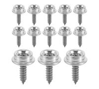 SHINEOFI 24 Edelstahl Druckknöpfe für Bootsplanen Marine Befestigungsschrauben 15mm - Satz für Segeltuch Persenning Reparatur