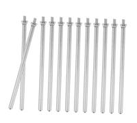 SHINEOFI 30 Stück Industrienähmaschinenzubehör Spulennadelersatz Nähmaschinenteile Zubehör Nähmaschine Metall Nähmaschinenspulen Silver