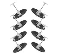 SHINEOFI 8 Stück Garnrollenhalter aus Kunststoff Kegelspulenhalter für Näh und Overlockmaschinen Garnspulen Organizer mit Schwamm gegen Verheddern Garnständer für Stickerei und Quilten