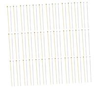 SHINEOFI Edelstahl Ball Head Pins Für DIY Schmuck Zubehör Rostfreie Kettelstifte Zum Basteln Von Ohrringen Halsketten Und Anhängern Silberne Und Goldene Kugelköpfe Für Feine Schmuckherstell