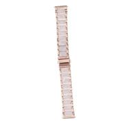 SHINEOFI Edelstahl-uhrenarmband Rutschfestes Uhrenband Metallarmband für Herren Einfach Anzubringendes Armband aus Edelstahl und Kunstharz