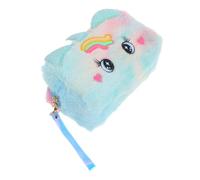 SHINEOFI Plüsch-federmäppchen Mit Einhorn-Motiv Großes Fassungsvermögen Weicher Und Flauschiger Stiftbeutel Für Mädchen Und Schreibwaren-Organizer