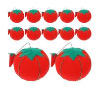 SHINEOFI Tomatenförmiges Nadelkissen mit Baumwollfüllung Kleines Nähzubehör Wiederverwendbar Kompakt und Tragbar für Nähen Sticken und Basteln