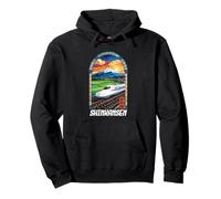 Shinkansen Mount Fuji Japan Travel Japanisches Kanji-Souvenir Pullover Hoodie