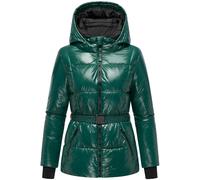 Shiny Winter Steppjacke mit Taillengürtel "Eisglanz 14" Evergreen S