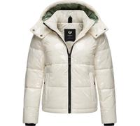Steppjacke RAGWEAR "Roobie", Damen, Gr. M (38), weiß (sanftes weiß), Außenmaterial: 100% Polyester. Innenfutter: 100% Polyester. Wattierung: 100% Polyester, gerade hüftlang, Ärmel ohne Ärmelschlitz Ri