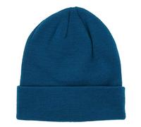 SHIPITNOW Pfauenblaue Herren oder Damen Wintermütze Einfarbig - Basic Strickmütze ohne Bommel - 100% Acryl Beanie- Einfaches und klassisches Mützen ohne Marke - Einheitsgröße