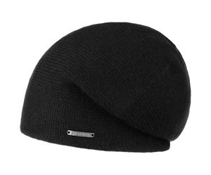 Shirley Kaschmir Strickmütze by Stetson schwarz One Size