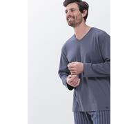 Mey Nachtwäsche Serie Melton Herren Homewear Shirts Soft Grey S(48)