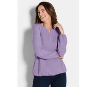 Shirt aus flauschigem Jersey lila 20