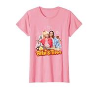 Shirt Bibi & Tina - 'Collage T-Shirt, Damen, Rosa, 3XL