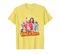 Shirt Bibi & Tina - 'Collage T-Shirt, Herren, Gelb, 3XL
