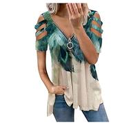 Shirt blau giyim hoddis fūr mädchen v Ausschnitt Herren Shirt Oversize weihnachtsshirt Damen lustig grüne Bluse Damen Langarm dip dye Damen L L