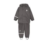 regenanzug Basic Junior Polyester grau 2-teilig Größe 100