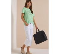 Cecil Rundhalsshirt Damen L (42) juicy lime – Jersey 50% Baumwolle/50% Polyester, bedruckt