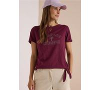 Shirt im Ausbrenner-Look mit Wording