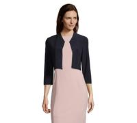 Vera Mont Damen Bolerojacke figurbetont Nachtblau Gr. 42 Jersey 95% Polyester/5% Elasthan