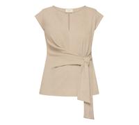 Kurzarmshirt CARTOON "Damen mit Lurexfaden", Damen, Gr. 38, nature, silber, Obermaterial: 76% Baumwolle, 15% Polyester, 9% Polyester, loose fit normal, Rundhals, Shirts (82814362-38) nature, silber
