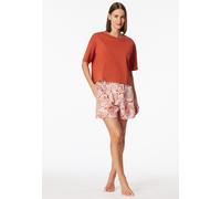 Shirt kurzarm Heavy Single Jersey terracotta - Mix+Relax 44