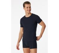 Schiesser Herren T-shirt Rundhals blauschwarz 164233-001 - 5 = M