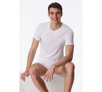 Schiesser Herren T-Shirt 164233-100 Long Life Soft Rundhals Kurzarm Weiß Größe L