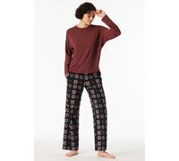 Shirt langarm burgund - Mix+Relax 36