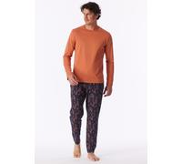 Schiesser Herren Schlafshirt Langarm Rundhals - Mix + Relax - Cotton