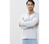 Shirt langarm Serie Dry Cotton Colour Light Grey Melange grau L/T