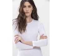 Mey Feinripp Damen-Unterhemd, langarm Noblesse weiss 50