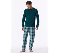 SCHIESSER - Langarmshirt Rundhals tiefseegrün - Gr. - 56