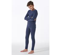 Schiesser Unisex Langarmshirt - Active Unterwäsche, Dunkelblau_181852, 92 EU