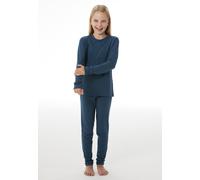 Shirt langarm unisex wärmend deep blue - Thermo 116