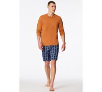 SCHIESSER - Langarmshirt Rundhals whisky - Gr. - 48