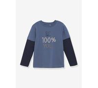 Shirt Layer-Look Jungen MINYMO blau Gr. 98/104