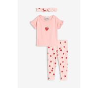 Shirt, Leggings + Accessoire aus Bio-Baumwolle (3-tlg.Set) 80/86