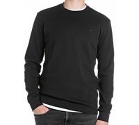 Shirt - Longsleeve - Regular Fit - Rundhals - Struktur - schwarz REPLAY