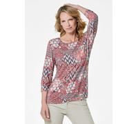Shirt mit Allover-Muster rot 20
