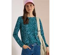 Shirt mit Boat Neck und Patchwork-Muster