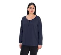 Shirt mit Knopfleiste, Langarm