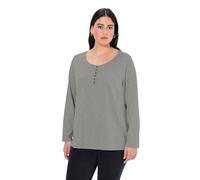 Shirt mit Knopfleiste, Langarm