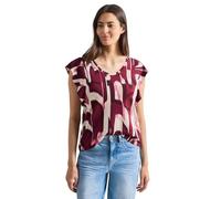 Shirt mit kurzen Volant-Ärmeln
