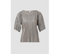 Shirt mit Plisseefalten XS grau 2165347.9117.XS