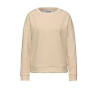 Shirt mit Ripp-Detail Beige 36