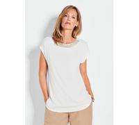 Shirt mit Schmucksteinen weiß 25