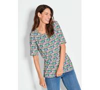 Shirt mit trendigem Druck bunt 38