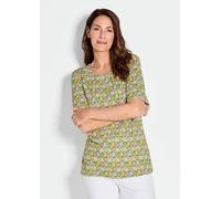 Shirt mit trendigem Druck grün 50