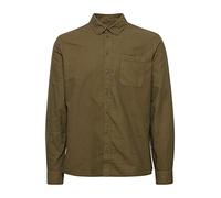 BLEND Langarmhemd Herren Regular Fit Baumwolle grün, XL