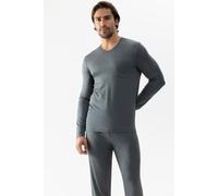 MEY Pyjama Langarmshirt JEFFERSON quartz melange grau | L