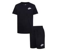 Shirt & Shorts NIKE SPORTSWEAR Gr. 86, schwarz, KOB Set-Artikel, Jungen, 86 (18M), Sweatware, Obermaterial: 60% Baumwolle, 40% Polyester, unifarben, für Kinder (84571163-86) schwarz